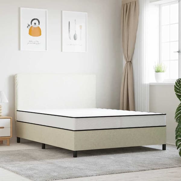 vidaXL springmadras med bonellfjedre 140x200 cm medium