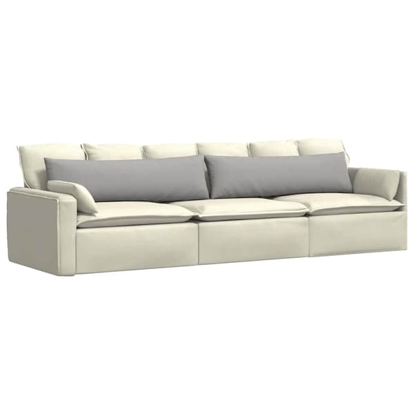vidaXL Sofapuder 2 pcs Skygrå 145 x 40 cm Stof