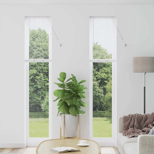 vidaXL Persienner Hvid 220 x 45 cm Aluminium