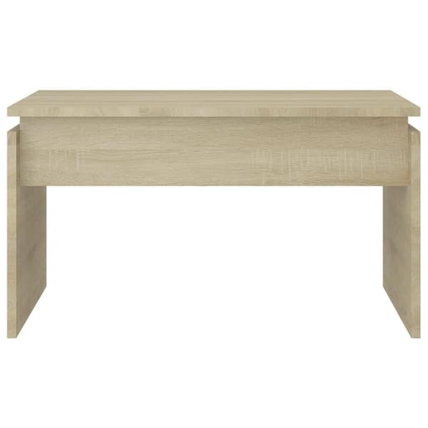vidaXL sofabord 68x50x38 cm spånplade sonoma-eg