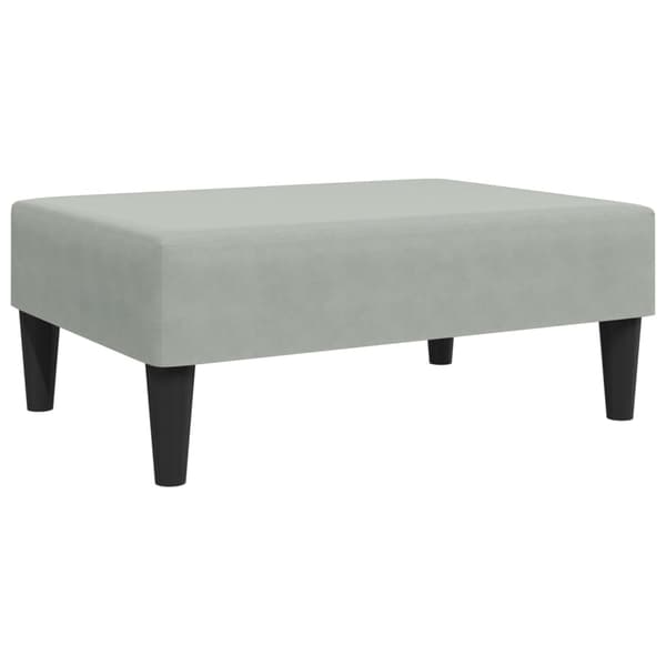 vidaXL sofasæt 2 dele velour lysegrå