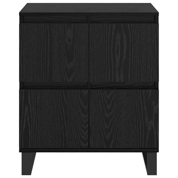 vidaXL Sideboard 2 pcs Sort eg 60 x 35 x 70 cm