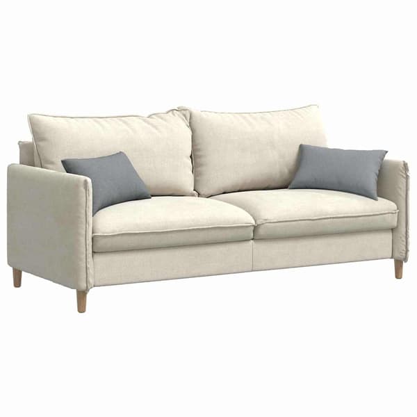 vidaXL Sofapuder 2 pcs Lysegrå 50 x 30 cm Stof