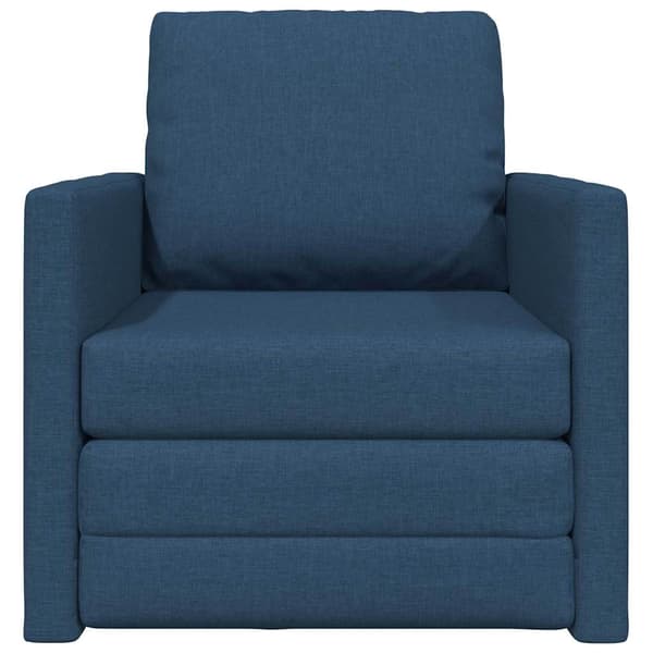 vidaXL Sovesofa 60cm Blå Stof