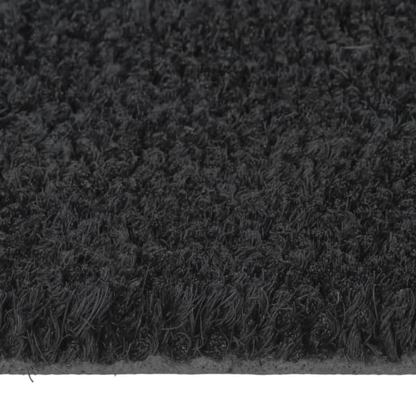 vidaXL dørmåtte 90x150 cm tuftet coir sort