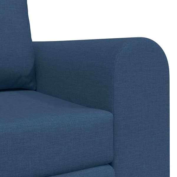 vidaXL Sovesofa 60cm Blå Stof