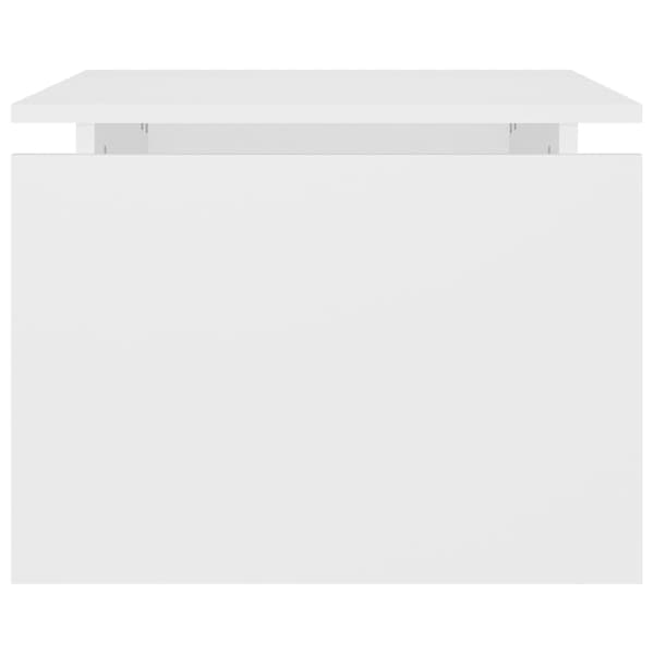 vidaXL sofabord 68x50x38 cm spånplade hvid