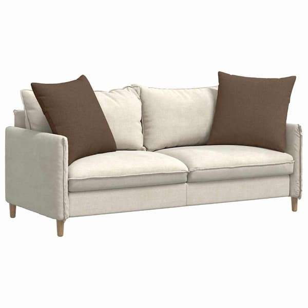 vidaXL Sofapuder 2 pcs Brun 60 x 60 cm Stof