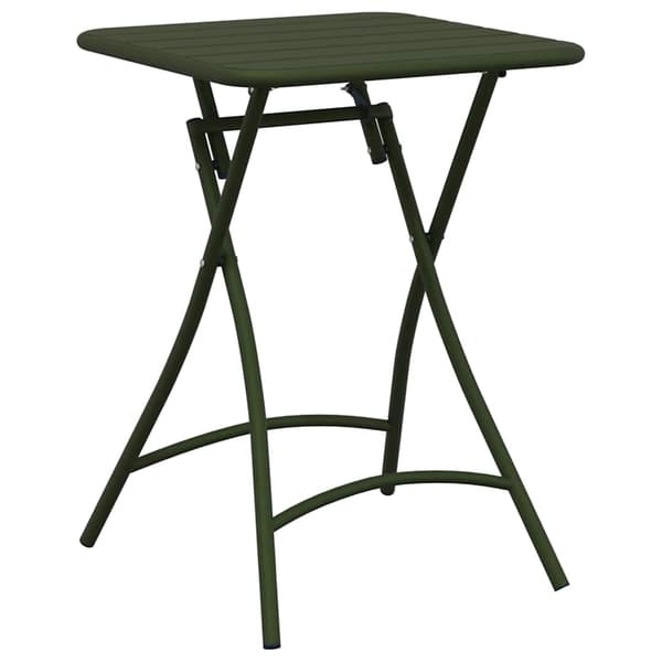 vidaXL Bistrosetti 3 pcs Vihreä Teräs