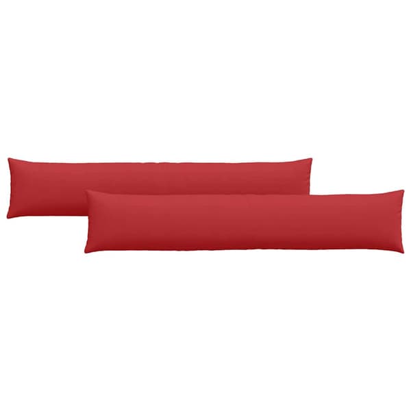 vidaXL Sofapuder 2 pcs Rød 200 x 40 cm Stof