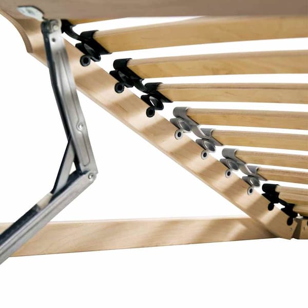vidaXL Lamelbund Brun 70 x 190 cm Solid bøg
