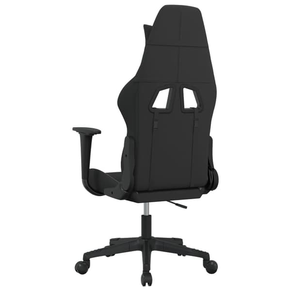 vidaXL gamingstol med massagefunktion sort og lysegrå
