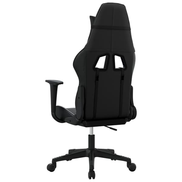 vidaXL gamingstol med massagefunktion kunstlæder sort