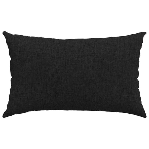 vidaXL Sofapuder 2 pcs Sort 50 x 30 cm Stof