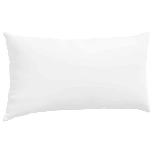 vidaXL Sofapuder 2 pcs Hvid 80 x 40 cm Stof