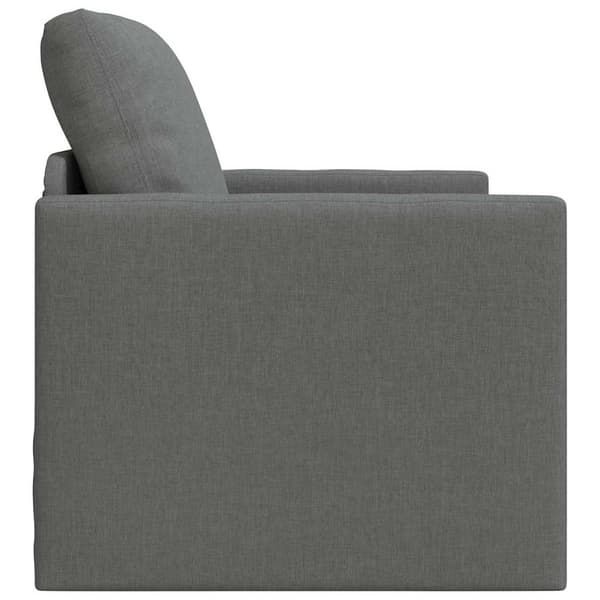 vidaXL Sovesofa 60cm Mørkegrå Stof