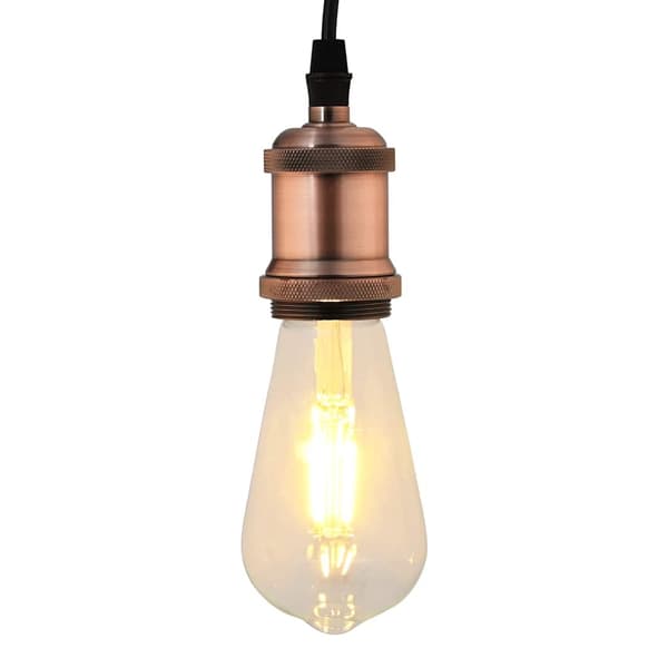 vidaXL Lampuntelineet 2 kpl Red Bronze E27