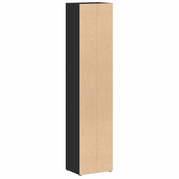 vidaXL CD-reoler 2 stk. 21x16x93,5 cm spånplade sort