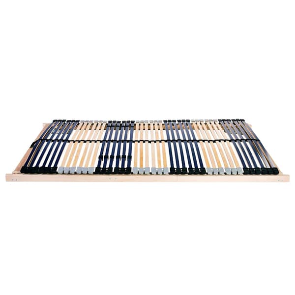 vidaXL Lamelbund Brun 100 x 190 cm Solid bøg