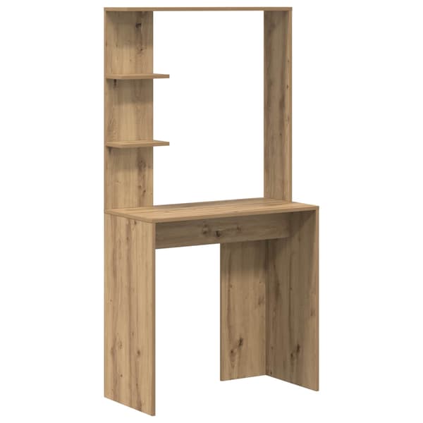 vidaXL Bord 2 pcs Artisan Egetræ