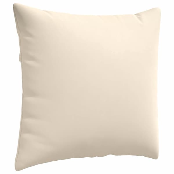 vidaXL Sofapuder 2 pcs Beige 50 x 50 cm Stof