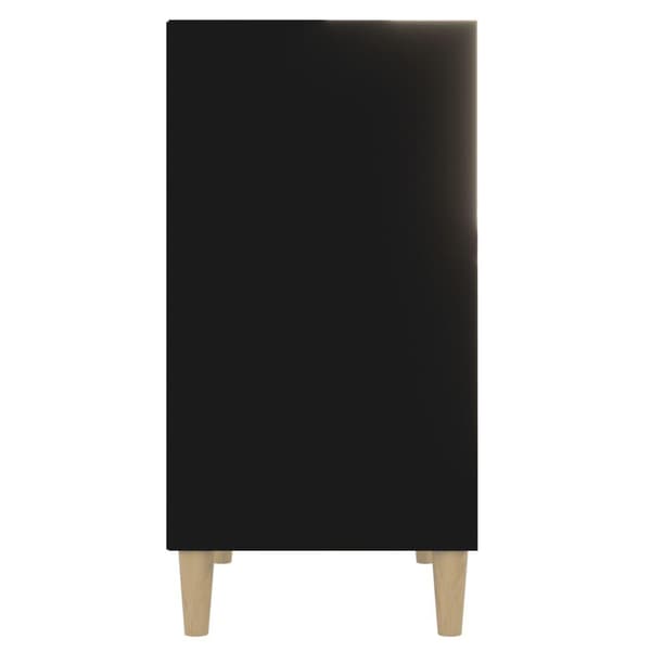 vidaXL skænk 57x35x70 cm spånplade sort