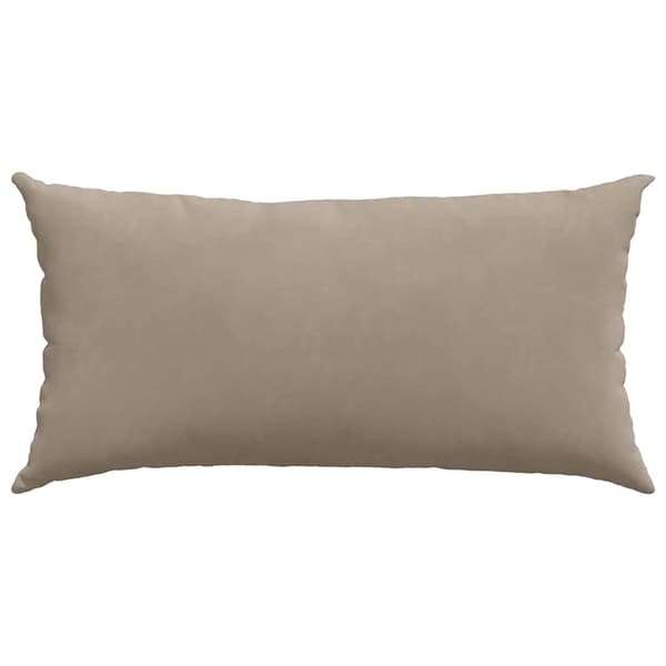 vidaXL Sofapuder 2 pcs Gråbrun 80 x 40 cm Stof