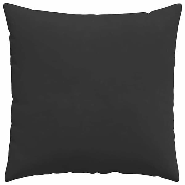 vidaXL Sofapuder 2 pcs Sort 80 x 80 cm Stof