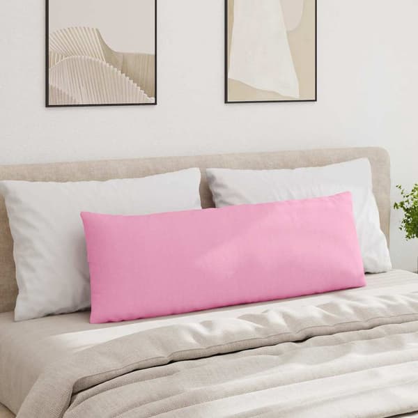 vidaXL Sofapuder 2 pcs Lyserød 120 x 40 cm Stof