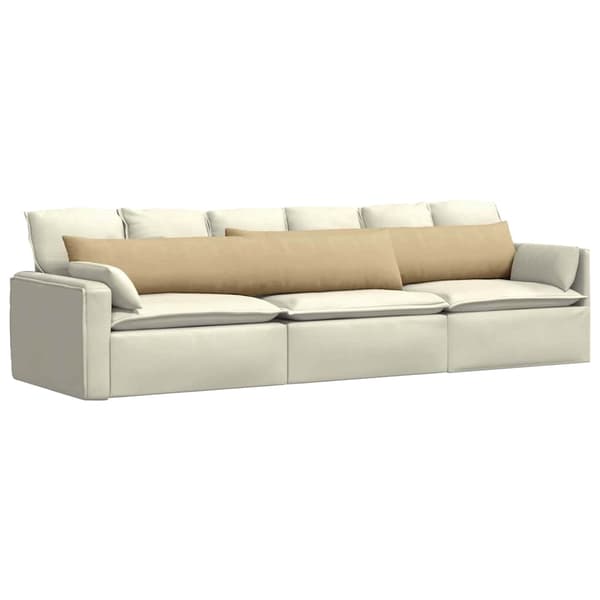 vidaXL Sofapuder 2 pcs Grågrøn 200 x 40 cm Velourstof