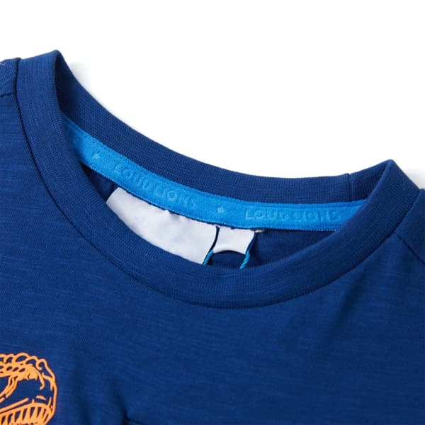 vidaXL T-shirt til børn str. 140 mørkeblå