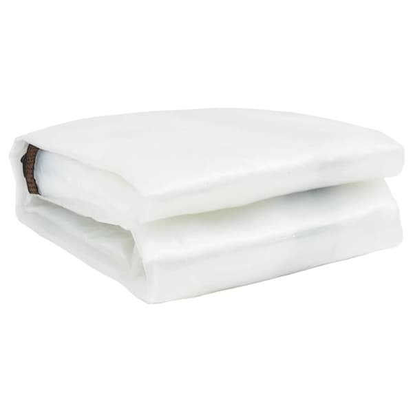 vidaXL kirkas suojapeite silmukoilla 8x8 m polyeteeniä