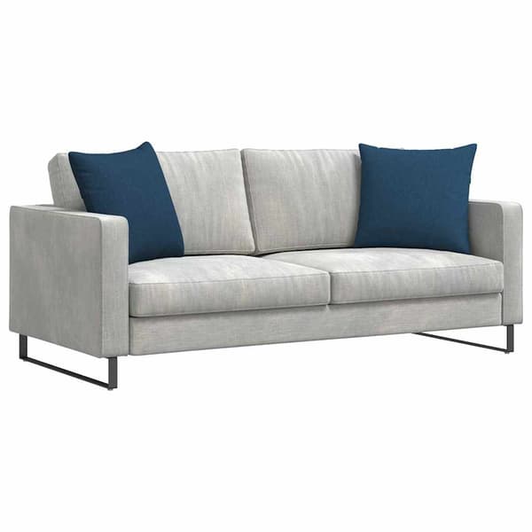 vidaXL Sofapuder 2 pcs Blå 50 x 50 cm Stof