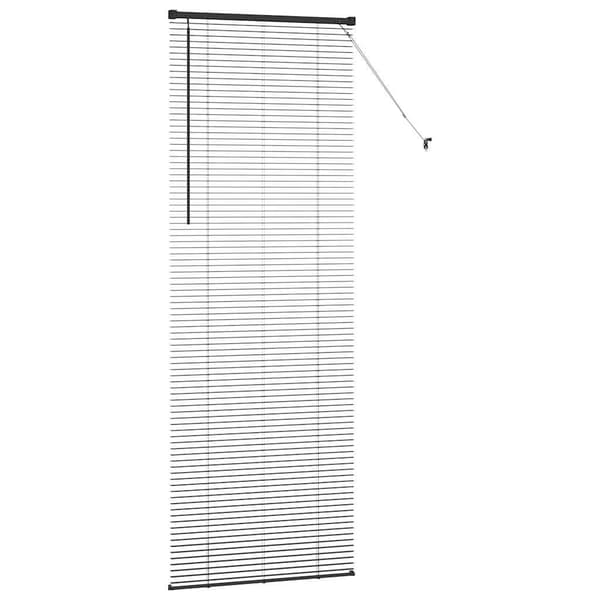 vidaXL Persienner Sort 220 x 75 cm Aluminium