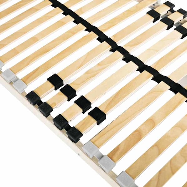 vidaXL Sälepohja Ruskea 3FT Single Kiinteä pyökki