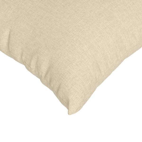 vidaXL Sofapuder 2 pcs Creme 80 x 40 cm Stof