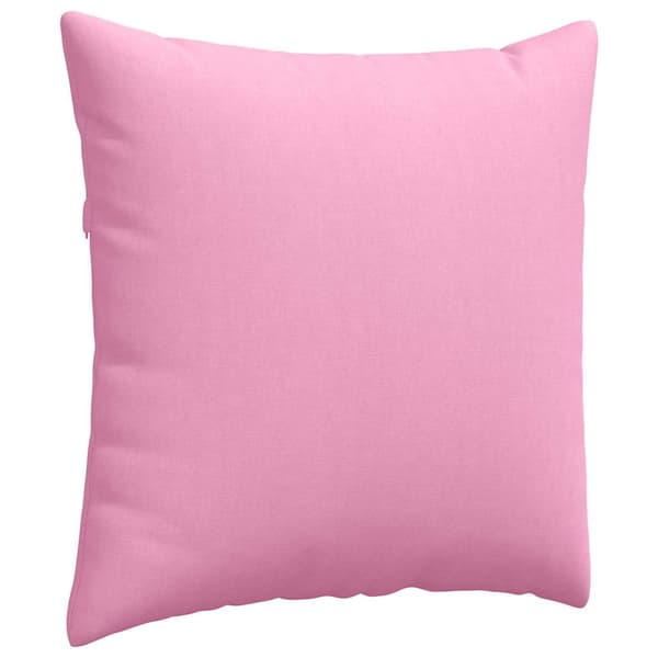 vidaXL Sofapuder 2 pcs Lyserød 80 x 80 cm Stof