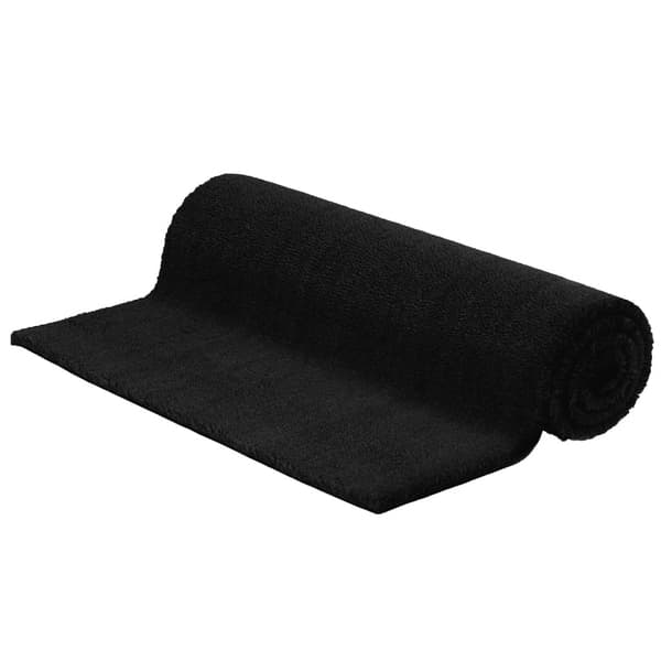 vidaXL dørmåtte 80x100 cm tuftet coir sort