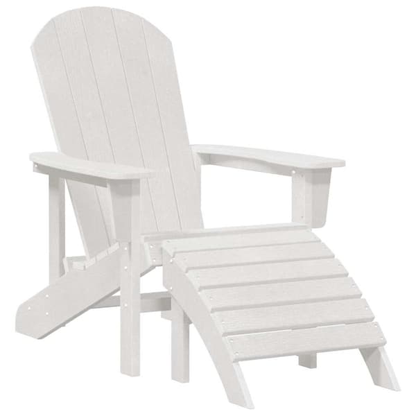 vidaXL Have Stol 3 pcs Hvid Polyethylen