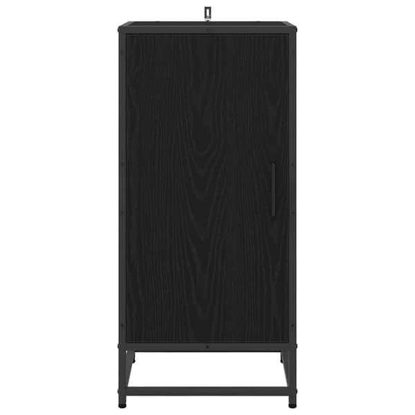 vidaXL Sideboard Sort eg 35,5 x 35 x 76 cm
