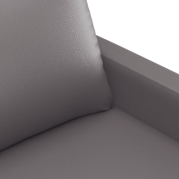vidaXL sofasæt 3 dele med hynder kunstlæder grå