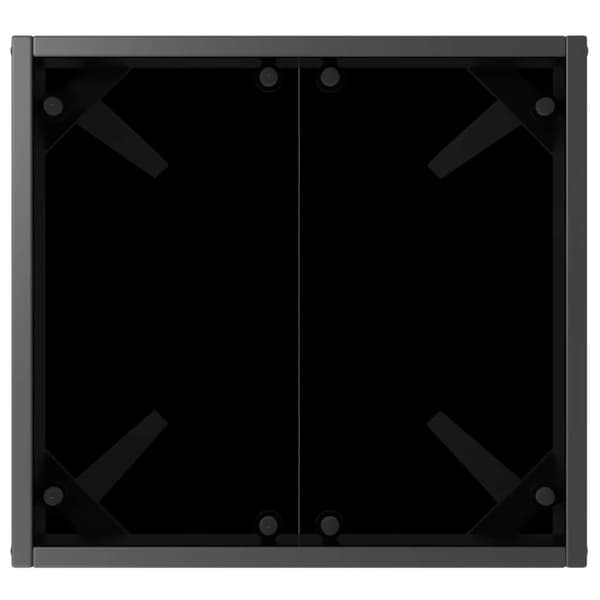 vidaXL Solstol 2 pcs Sort og Brunt polyrattan