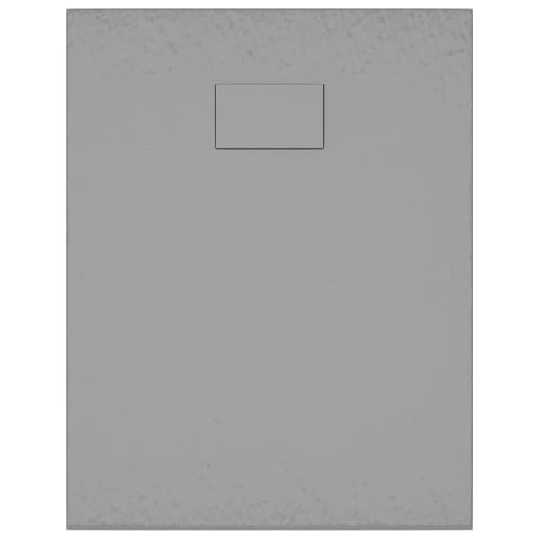 vidaXL brusekar 90x70 cm SMC grå