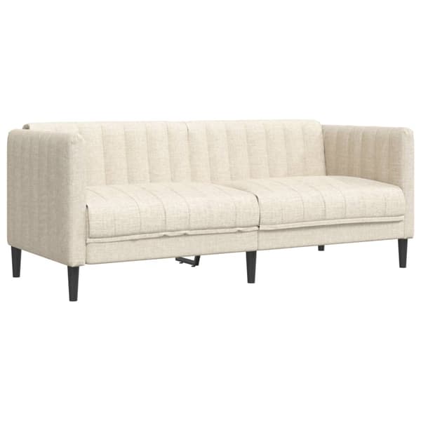 vidaXL 2-personers sofa hør