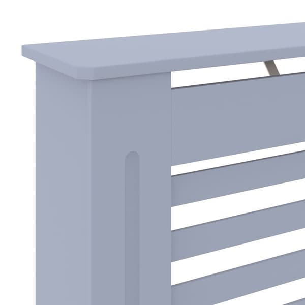 vidaXL radiatorskjuler 78 cm MDF grå