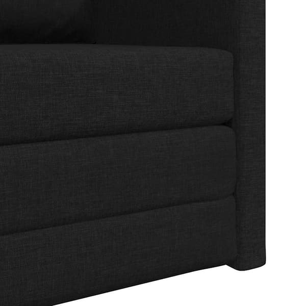 vidaXL Sovesofa 60cm Sort Stof