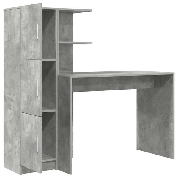 vidaXL Bord 2 pcs Beton Grå