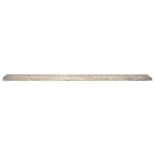 vidaXL bordplade Ø60x2,5 cm marmor grå