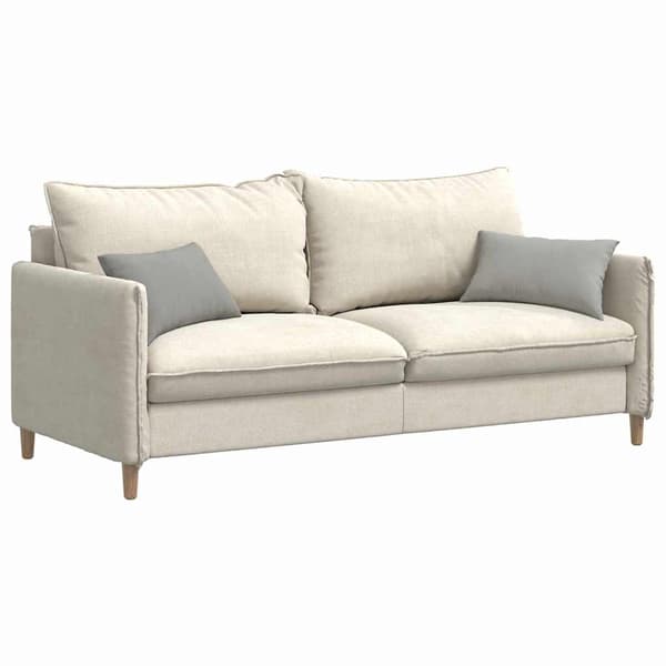 vidaXL Sofapuder 2 pcs Lysegrå 50 x 30 cm Stof