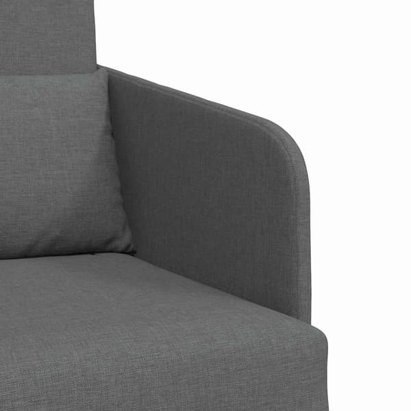 vidaXL Sovesofa 60cm Mørkegrå Stof